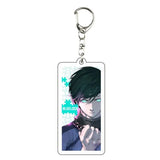 AOOKMIYA ART+ Creative Gifts Blue Lock Isagi Yoichi Acrylic Anime Keychain Bag Charms Pendant Jewelry Cute Creative Key Ring Friends Gift Figure Cartoon