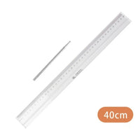 AOOKMIYA 30cm/40cm Groove Ruler Boundary Ruler Drawing Straight Line T