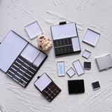 AOOKMIYA TN Travel Watercolor Box Portable Packaging Acuarela Palette Magnetic Grid Combination Color Palette Beginner Painting Supplies