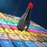 Deli 30/80 Colors Professional Sketch Markers Double Head Design Painting Pen Creativity Drawing Tools For Students Art Supplies