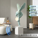 AOOKMIYA Home Decor Abstract Angel Figure Statues Floor Decor Nordic Living Room Large Welcome Sculpture Art Ornaments Housewarming Gifts