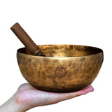 Nepalese Full Moon Chanting Healing Bowl Set Brahman Meditative Meditative Bowl Bronze Percussion Instruments Singing Bowl