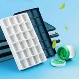 AOOKMIYA Art Paint Box 10/24/36/48 Grid Soft Cover Sealed Moisturizing Oil Paint Storage Watercolor Palette Acrylic Paints Tray