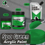 AOOKMIYA Marie's 1pc 100/300ml 3.38 oz/10.1 oz Sap Green Acrylic Paint,Acrylic Pigment for Wood,Rock,Painting Enthusiasts for Adults