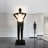 AOOKMIYA ART+ Creative Gifts Nordic humanoid sculpture floor lamp creative ball holding designer exhibition hall, hotel sales office, character decoration st