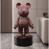 Bear Decoration Landing Figurine Resin Material Ornaments Sculpture Beside The TV Cabinet in The Living Room Festival Gift