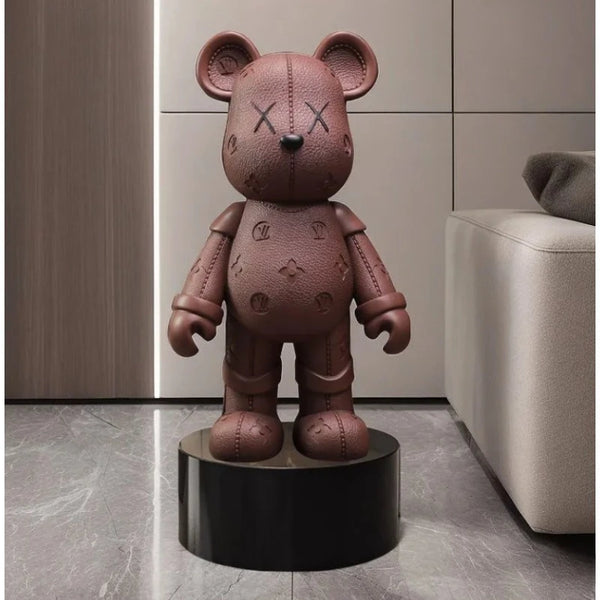 Bear Decoration Landing Figurine Resin Material Ornaments Sculpture Beside The TV Cabinet in The Living Room Festival Gift
