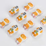 AOOKMIYA Schmincke Ceramic Pen Holder Cute Hamster Shape Brush Holder Decoration Ornament Photo Props Art Student Painting Supplies