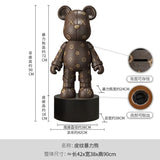 Bear Decoration Landing Figurine Resin Material Ornaments Sculpture Beside The TV Cabinet in The Living Room Festival Gift
