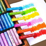 AOOKMIYA ART+ Creative Gifts MUNGYO Artist Oil Pastel Set 72/120Colors Soft Wooden Box Crayon Artist/Master Grade Graffiti Painting Art Drawing Supplies
