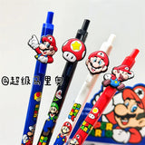 Super Mario Bros Mechanical Pencil Anime 0.5mm Press Automatic Mechanical Pencil School Office Supplies Student Stationery Gift