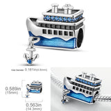 2025 Hot Sale Charms Bead 925 Sterling Silver Pink Butterfly Luminous Firefly Dangle Fit Bangle Bracelet Necklace DIY Jewelry