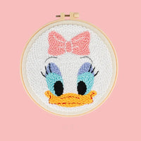 AOOKMIYA DIY Craft Punch Needle Embroidery Kits Sewing Kit Needlework Cross Stitch for Beginner Magic Pock Pen Set Home Painting Decor