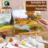 AOOKMIYA 1pc Marie's Canvas Board,Art Painting White Blank Canvas Panels,Oil,Acrylic,Gouache,Tempera Paint for Professionals & Beginners