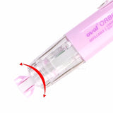 Mist Transparent Coating Tape Macaron Color Scheme Pushing and Rotating Replaceable Core Large Capacity 6m Student Supplies
