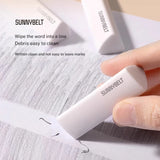 SUNNYBELT Super Clean Triangular Eraser for Students Exam Writing Wipes into Strips Leaving No Marks