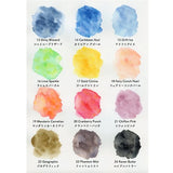 AOOKMIYA Japan's Kusakabe 2023 New Layered Color 12-color Precipitation Color Watercolor Paint Sub-package Artist's Painting Art Supplies