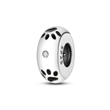 2025 Hot Sale Charms Bead 925 Sterling Silver Pink Butterfly Luminous Firefly Dangle Fit Bangle Bracelet Necklace DIY Jewelry