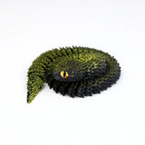 Snake Sculpture Articulated Snake Decor Articulated Snake Figurine with Movable Joints 3d Printed Model for Home for Bookshelf