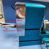 Mini Metal Lathe 36W CNC DIY Woodworking Lathe Machine 20000RPM Milling Bench Top Digital Lathe Education Modelmaking