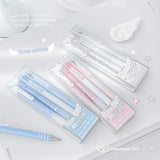 4PC Neutral Pen Series Pearl Angel Pen Cute Angel 4-piece Set Brush Test Pen Student Neutral Pen Student Specific Neutral Pen