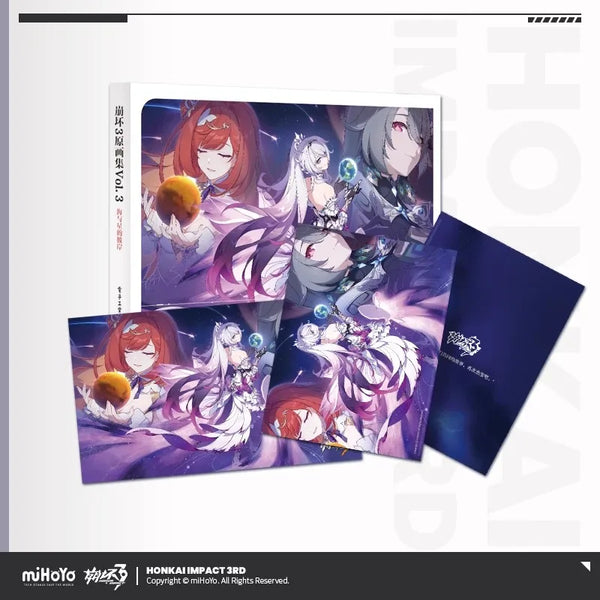 AOOKMIYA New Honkai Impact 3rd Official Artworks Vol.3 Elysia Kiana Bronya Game Characters illustration Picture Album Art Book