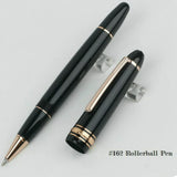 Limited Edition Msk-163 Ultra Matte Black MB Rollerball High Quality Gel Ballpoint Fountain Pens Office School Serial Number