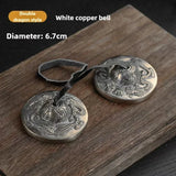 Nepal Handmade Copper Touch Bell Yoga Meditation Chime Touch Bells Copper Ring Sound Therapy Musical Percussion Instrument