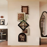 Ancient Style Italian Style Minimalism And High-end Feel Hhe Corridor Is Decorated With Paintings Hanging Murals Lights
