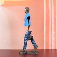 AOOKMIYA ART+ Creative Gifts 56cm Bronze Traveller Statue Abstract Man Sculpture Large Famous French Replica Classy Decoration Gift