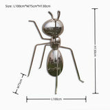 Ant stainless steel outdoor garden lawn square Animal park hotel lobby water feature sculpture ornament