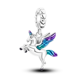 2025 Hot Sale Charms Bead 925 Sterling Silver Pink Butterfly Luminous Firefly Dangle Fit Bangle Bracelet Necklace DIY Jewelry