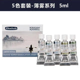 German Schmincke watercolor paint master-level tubular precipitation color 5-color set watercolor  paint  art