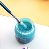 Dazzling Fluorescent Textile Fiber Acrylic Paint Single Bottle 50ml Colorful Painting Clothes Dye Waterproof Graffiti Diy