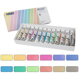 AOOKMIYA Schmincke Macaron Candy Color Watercolor Paint 12Color Set Opaque College Grade Tubular Watercolor Artist Painting Supplies