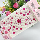 AOOKMIYA New Stickers On The Face Rhinestone Makeup Bright Face Art Sticker Children's Temporary Tattoo Rhinestone For Strasse Makeup