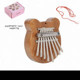 AOOKMIYA ART+ Creative Gifts 8 Key Mini Wooden Kalimba High Quality Exquisite Finger Thumb Piano Marimba Musical Good Accessory Pendant Gift