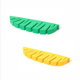 Multifunctional Pen Holder Leaf Shape Punch-free Paste Brush Hanging Rack Stationery Rack Painting Art Supplies