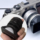 Black Lens Hood with Cover Aluminum Lens Hood for Hasselblad Xpan Fujifilm TX-1