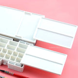 38 Grid Moisturizing Sealed Pigment Box Multi Functional Portable Artist Watercolor Watercolor Powder Acrylic Color Mixing Tool