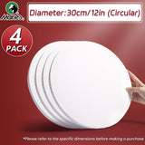 AOOKMIYA Marie's Round Prepared Canvas,Circular Blank Stretched Canvas for Acrylic,Gouache, Tempera,Flow Pouring Paint,for Childs,Adults