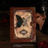 Butterfly Relief Notebook Loose Leaf Journal DIY Tools Gift Box Packaging It Is Very Suitable for Personal Use As A Gift