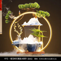 AOOKMIYA ART+ Creative Gifts Chinese water charm decoration creative circulating water home decoration desktop housewarming opening gift box