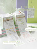 Office Transparent Sticky Notes Student Notebook Stickers Error Correction Stickers  Cute Sticky Notes  Tabs Sticky Notes