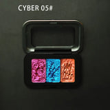 AOOKMIYA Pearlescent Watercolor Paint Chameleon Shiny Metallic Solid Acuarelas Drawing Nail Art Watercolor Painting Supplies