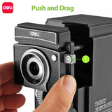 AOOKMIYA Deli Rotary Pencil Sharpener 6.5-12mm Adjustable Camera Sharpener Machine Stationery Pencil Cutter Knife Supplies