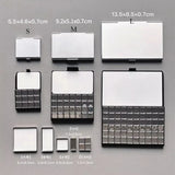 AOOKMIYA Empty TN Magnetic Watercolor Box Portable Travel Paint Dispenser Box Palette Iron Box Beginner Students Art Supplies