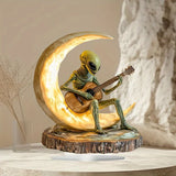 1 Bohemian Ornament/Alien Moon Guitarist Acrylic Sculpture/Tabletop Decoration