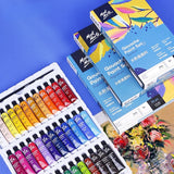 AOOKMIYA 12/18/24 Color Gouache Paint Set High Quality Artist Painting Professional Washable Watercolor 6/12ML Student Exam Art Supplies  AOOKMIYA.COM