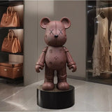 Bear Decoration Landing Figurine Resin Material Ornaments Sculpture Beside The TV Cabinet in The Living Room Festival Gift